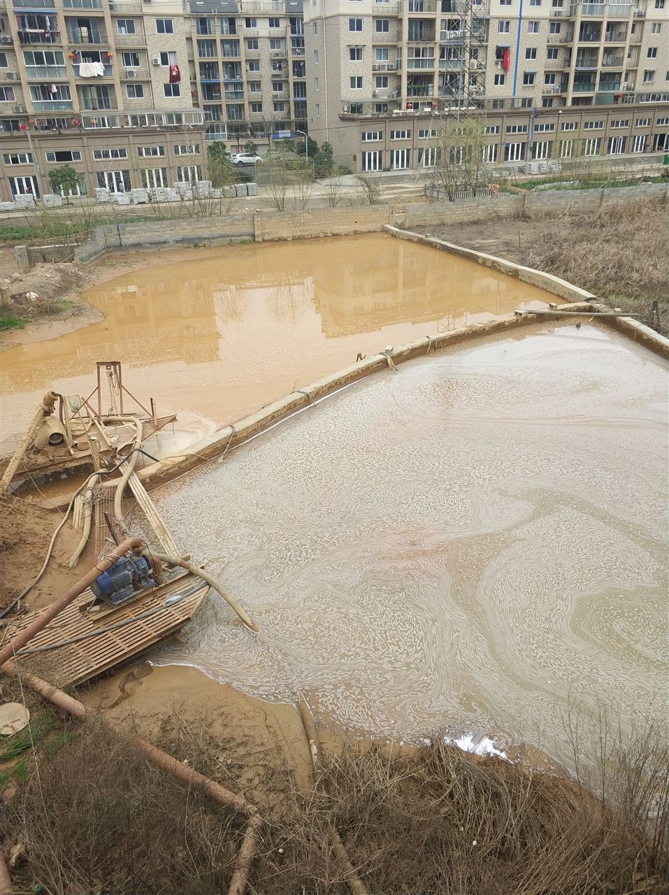 新宾沉淀池淤泥清理-厂区废水池淤泥清淤